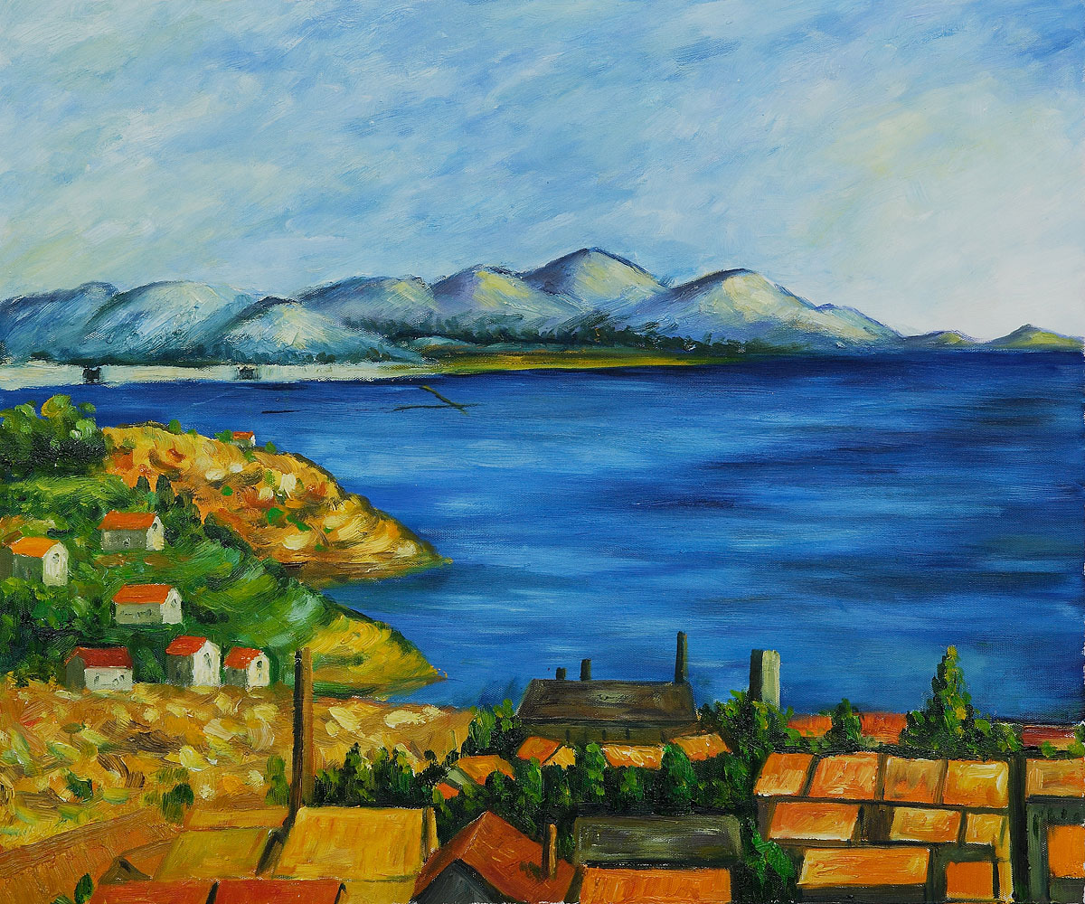 The Bay of Marseilles by Paul Cezanne